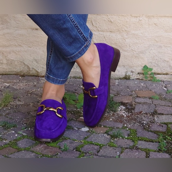 NWOB Bibi Lou Loafers in Violet , Sz US 8-8.5 / EU 39 - Picture 3 of 11